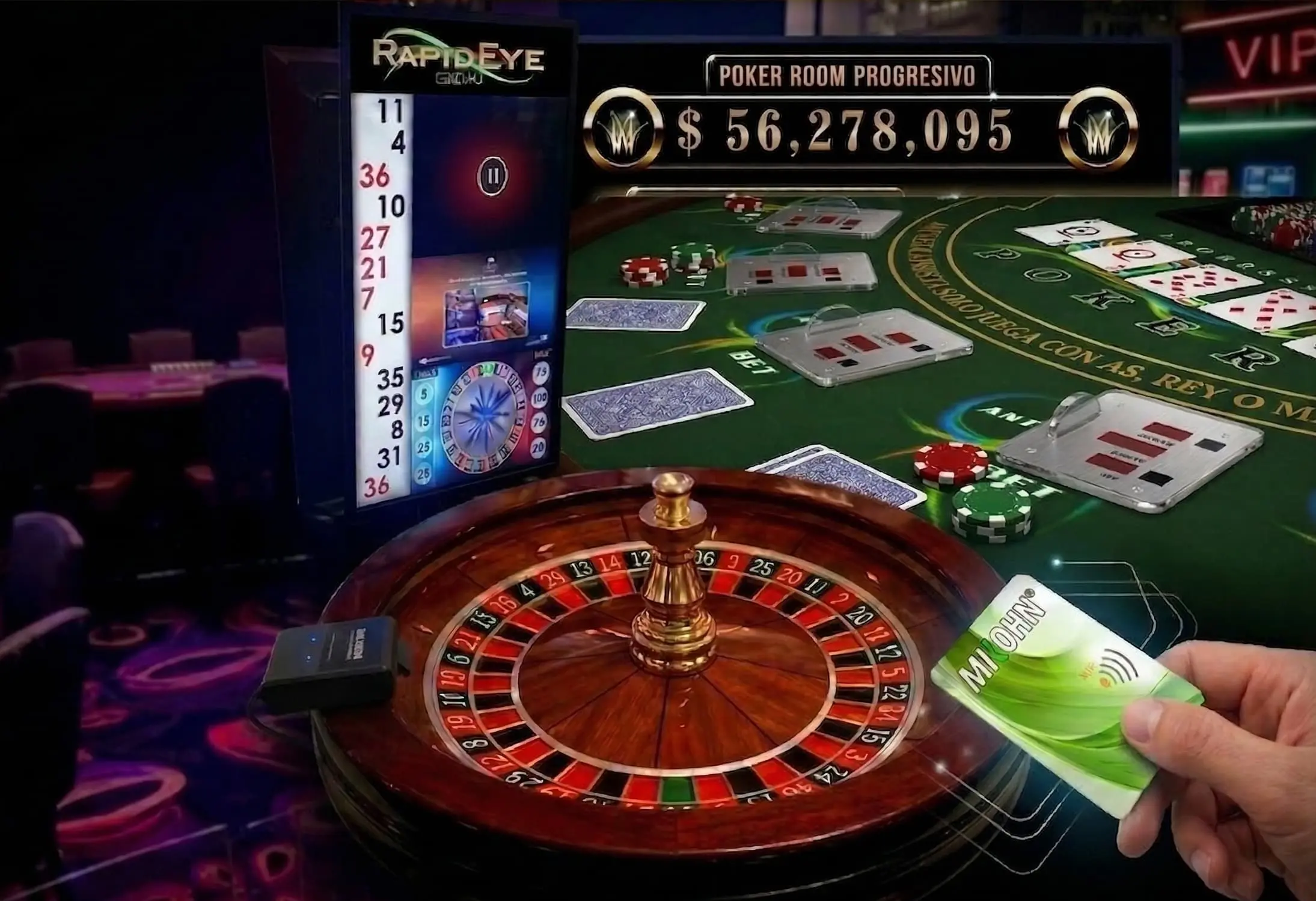 Sistema de Jackpot Progresivo Mikohn